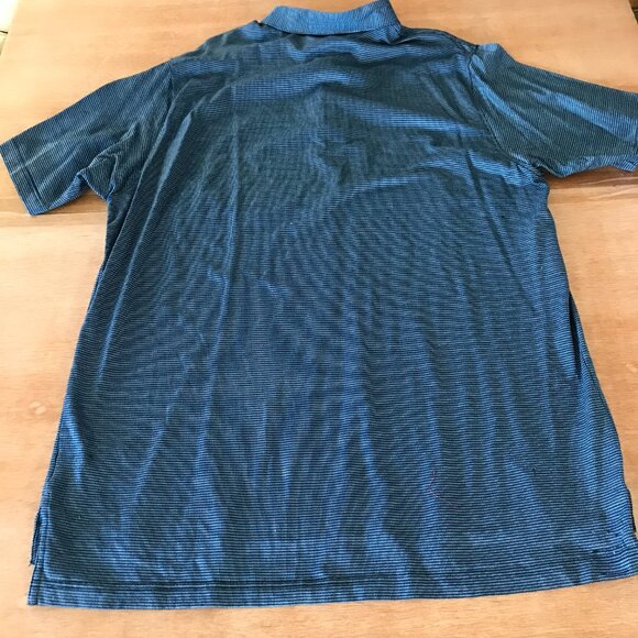 Peter Millar Performance Polo Shirt Men XXL Blue Logo Short Sleeve Athleisure - Picture 2 of 11